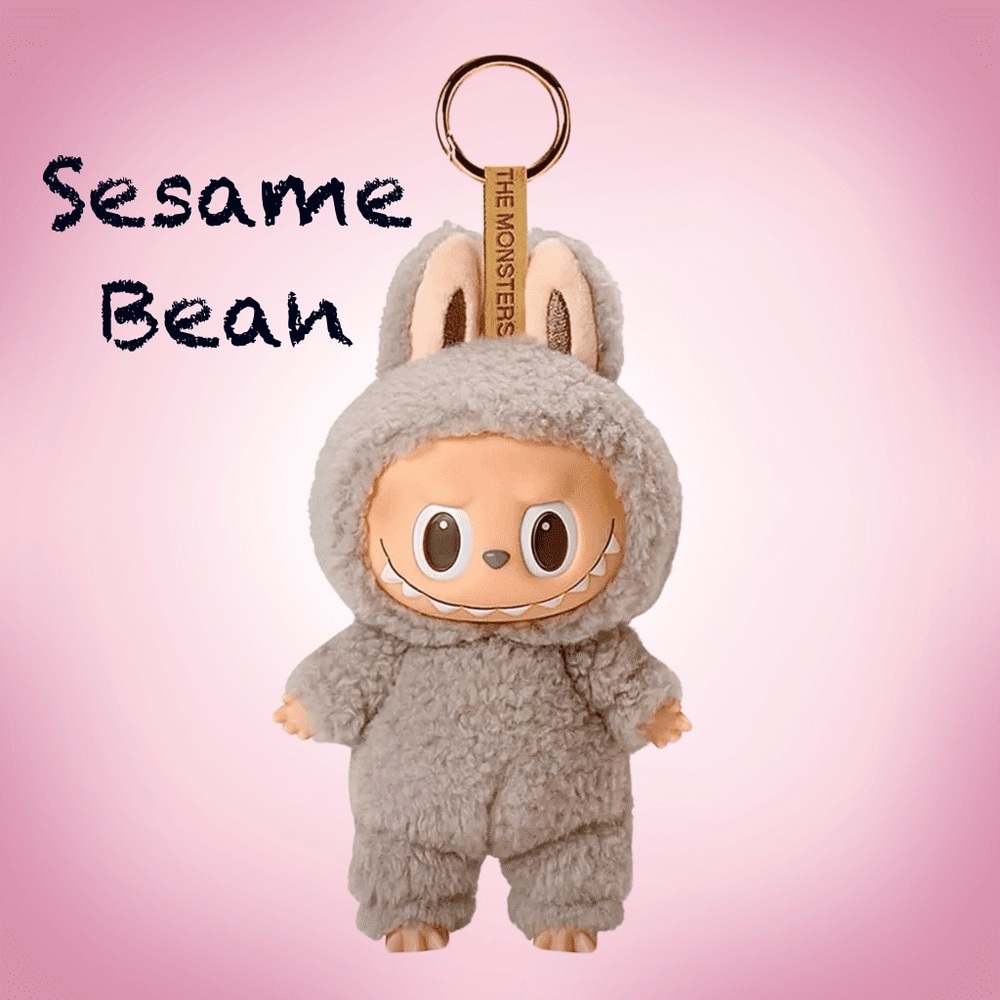 V1 Exciting Macaron Labubu Authentic Sesame Bean